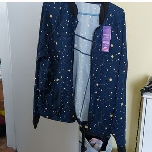 🍁Popfit constellations bomber jacket/sweater